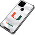 University of Miami White Jersey Google Pixel 5 Clear Case